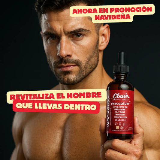 Vascu Glow: Activa tu Flujo, Tu Energía y Tu Fuerza Masculina — En Solo Gotas