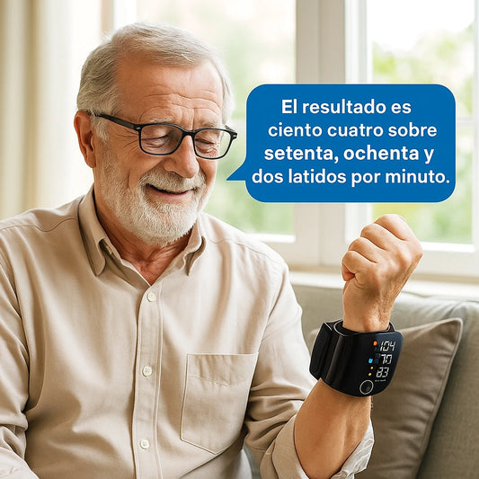 Tensiómetro Digital de Muñeca Recargable