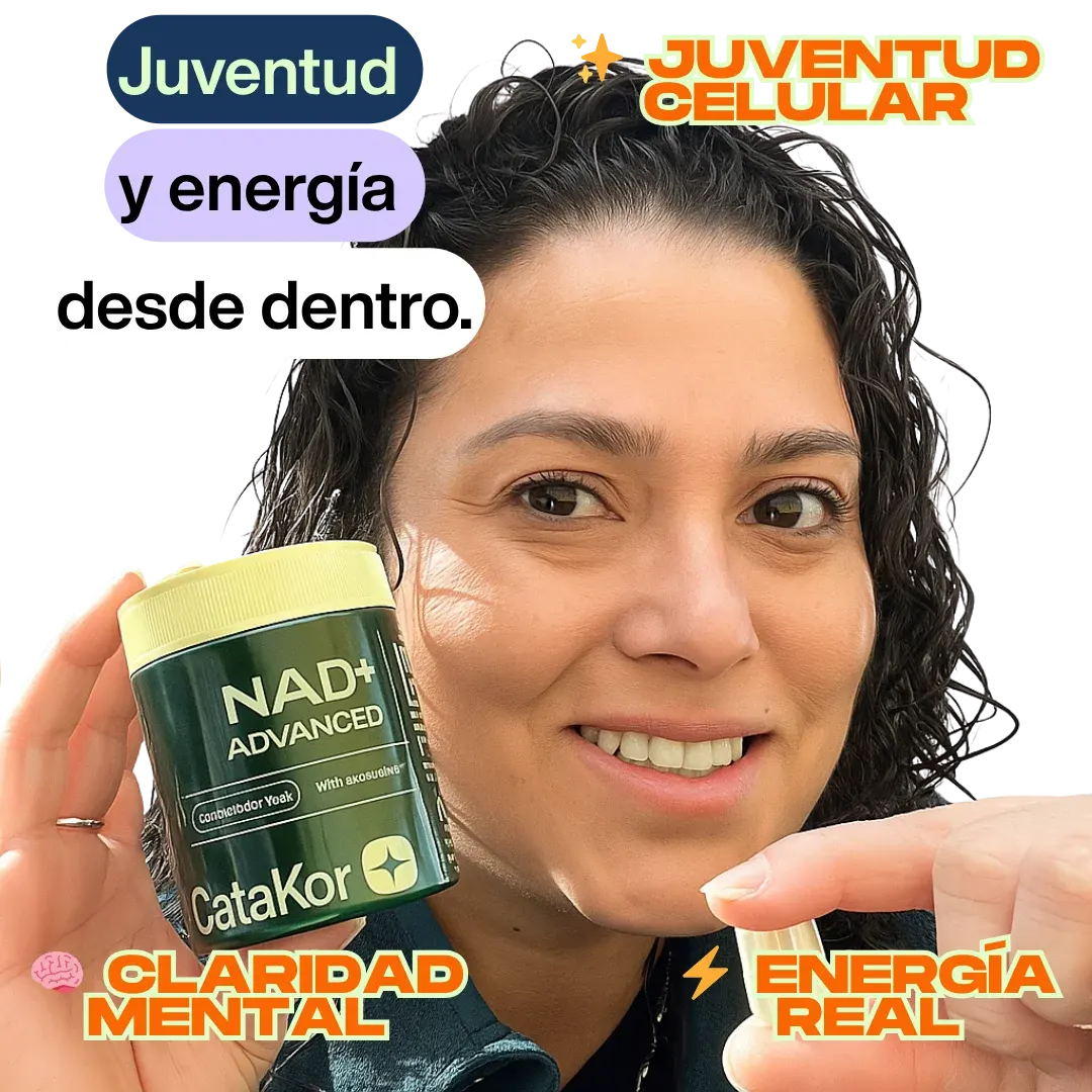 🧬 CATA-KOR NAD+ ADVANCED™ – Energía Celular, Mente Clara y Longevidad desde Dentro