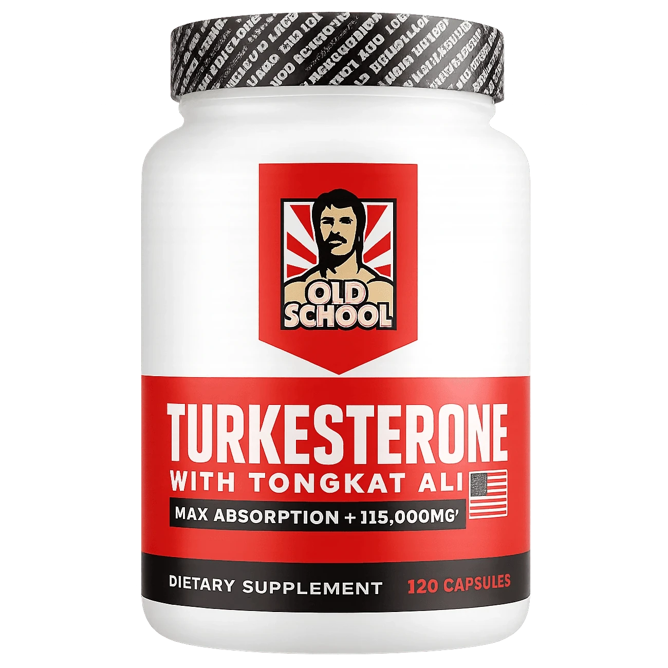 Turkesterone Old School – 120 Cápsulas Premium | Hecho en USA