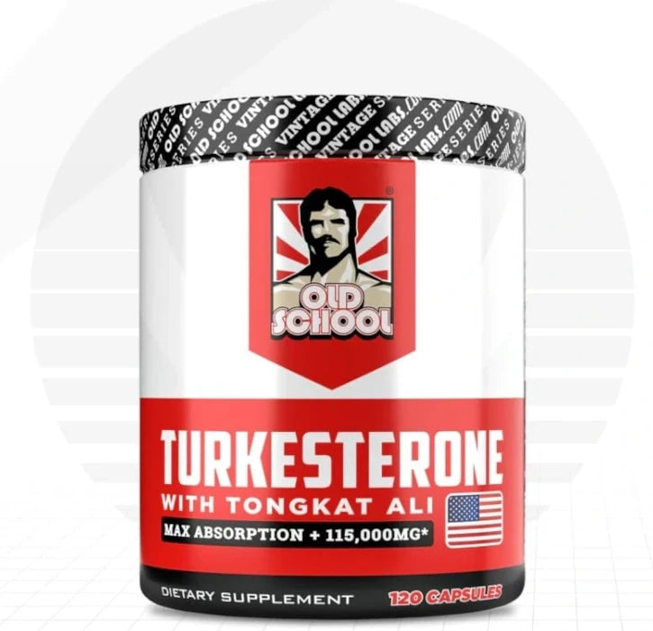 Turkesterone Old School – 120 Cápsulas Premium | Hecho en USA